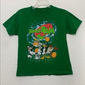 ✅Boys Space Jam Shirt Size M